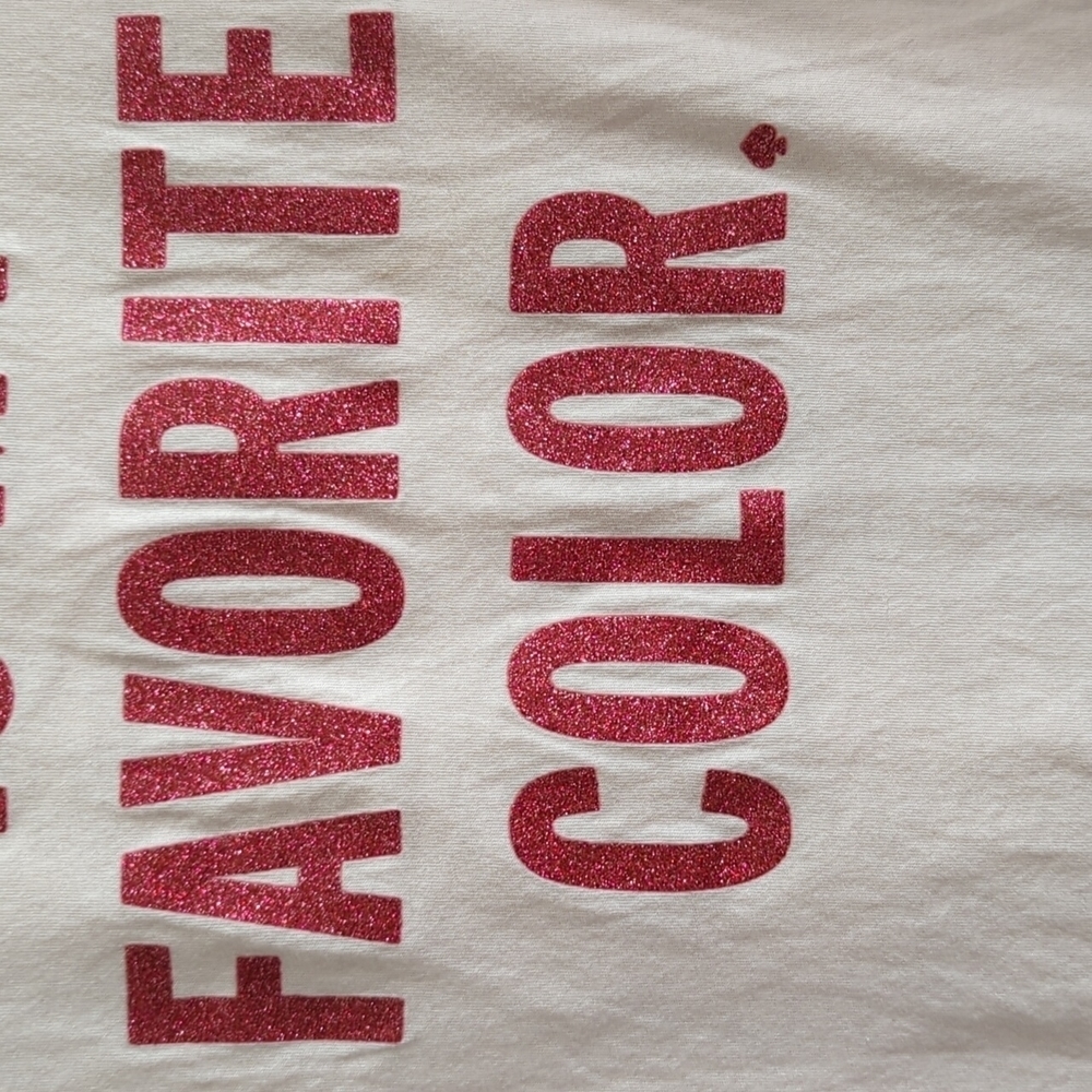 ❌SOLD❌Kate Spade GLITTER IS MY FAVORITE COLOR Tee - Picture 3 of 7